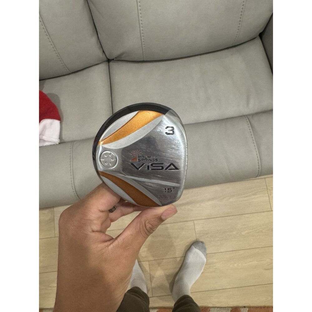 VISA PALM SPRINGS 15 3 WOOD W/ VISA REGULAR FLEX GRAPHITE SHAFT